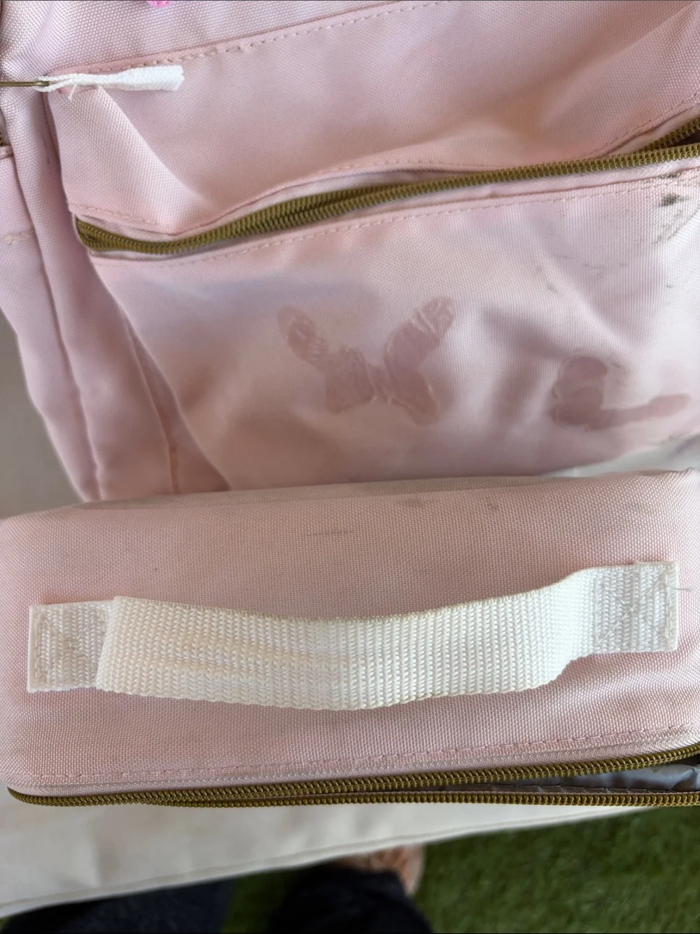 Pottery Barn Pink Kids Backpack and Lunch Bag Set -